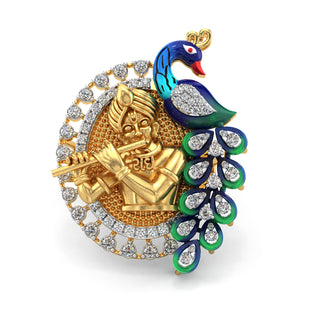 Divine Krishna Ring-Yellow Gold