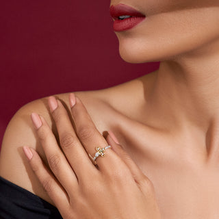 Urban Grace Ring-Yellow Gold