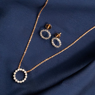 Brilliant Diamond Chain Necklace-Yellow Gold