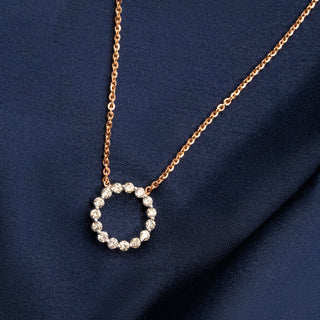 Brilliant Diamond Chain Necklace-Yellow Gold