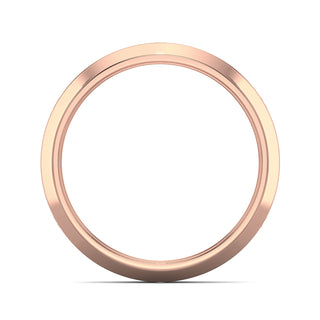 Brushed Diamond Band-Rose Gold