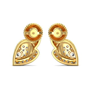 Vibrant Vanity Earrings-Yellow Gold