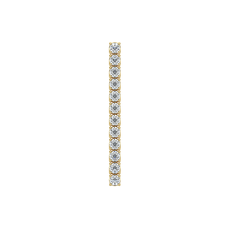 Thread Diamond Earrings-Yellow Gold