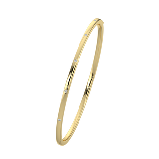 Modern Diamond Bracelet-Yellow Gold