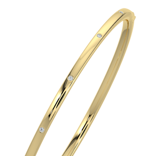 Modern Diamond Bracelet-Yellow Gold
