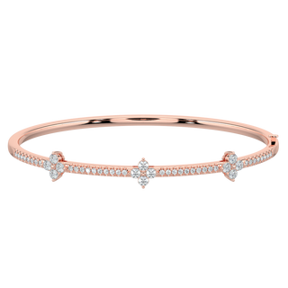 Sparkling Diamond Bracelet-Rose Gold