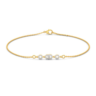 Endless Shine Diamond Bracelet-Yellow Gold