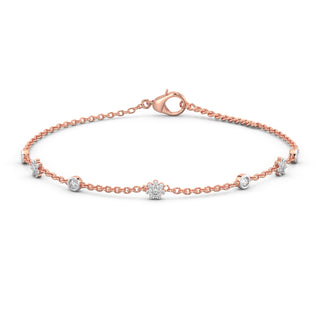 Golden Bloom Bracelet-Rose Gold