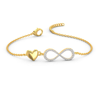 Radiant Love Bracelet-Yellow Gold