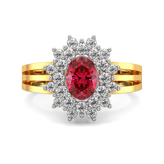 Horizon Red Gemstone Ring