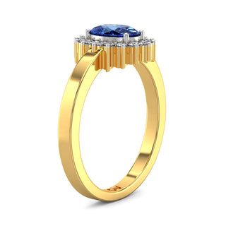 Glimmer Sapphire Gemstone Ring