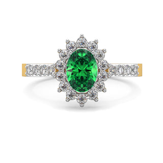 Emerald Elegance Gemstone Ring