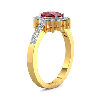 Burgundy Bliss Gemstone Ring