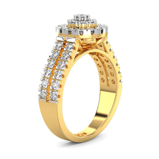 Galaxy Diamond Ring-Yellow Gold