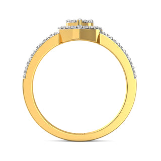 Eternal Sparkle Ring-Yellow Gold