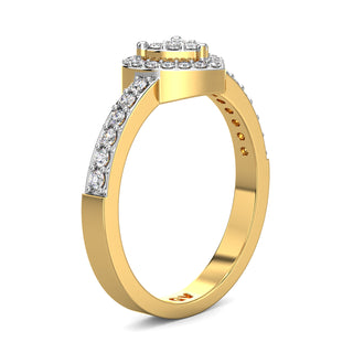 Eternal Sparkle Ring-Yellow Gold