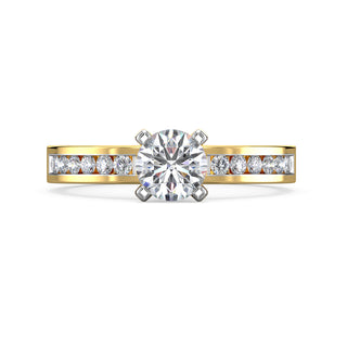 Splendor Solitaire Diamond Ring-Yellow Gold
