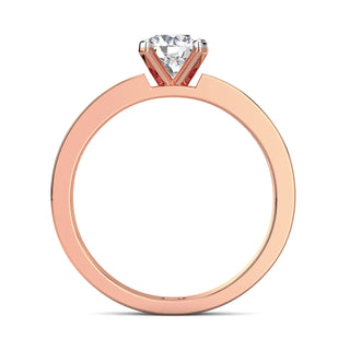 Splendor Solitaire Diamond Ring-Rose Gold