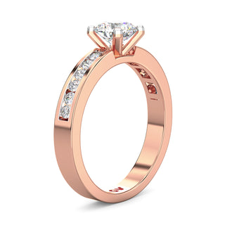 Splendor Solitaire Diamond Ring-Rose Gold