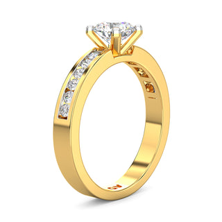 Splendor Solitaire Diamond Ring-Yellow Gold