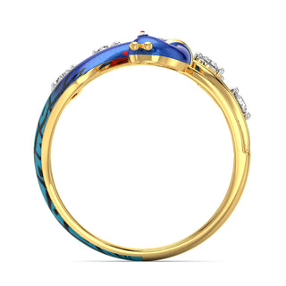 Tranquil Tail Ring-Yellow Gold