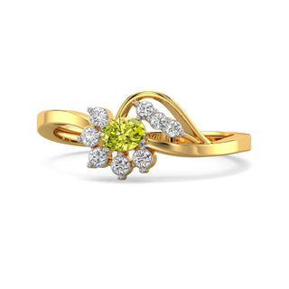 Sunflower Sparkle Gemstone Ring