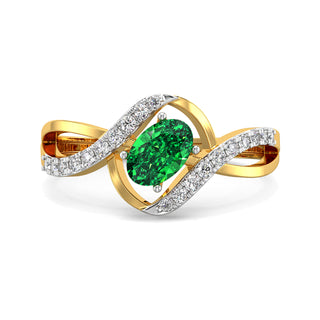 Celestial Green Gemstone Ring