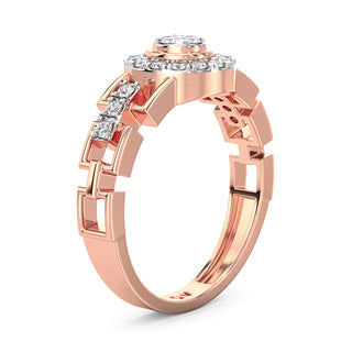 Serenity Diamond Ring-Rose Gold