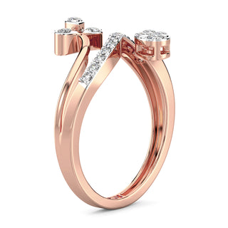 Garden of Diamonds Ring-Rose Gold