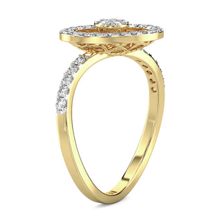 Celestial Sparkle Ring-Yellow Gold
