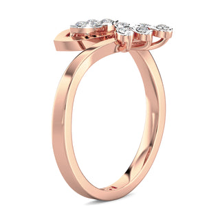 Ivy Meadow Diamond Ring-Rose Gold