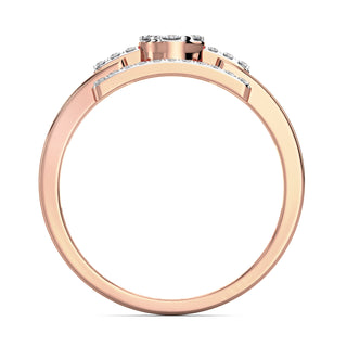 Halo Link Ring-Rose Gold