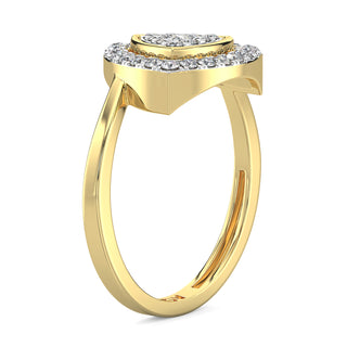 Captivating Bliss Diamond Ring-Yellow Gold