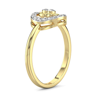 Petite Sparkle Ring-Yellow Gold