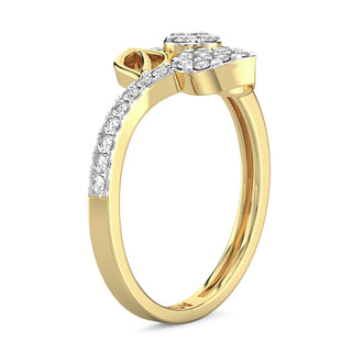 Gracious Leaf Ring-Yellow Gold