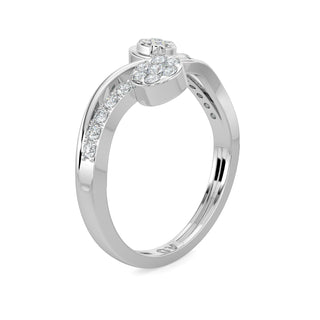 Glow Diamond Ring-White Gold