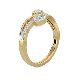 Glow Diamond Ring-Yellow Gold