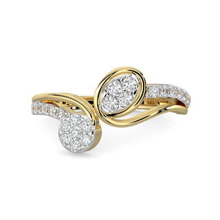 Glow Diamond Ring-Yellow Gold