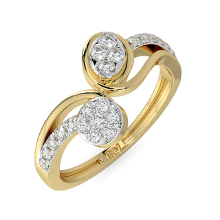 Glow Diamond Ring-Yellow Gold