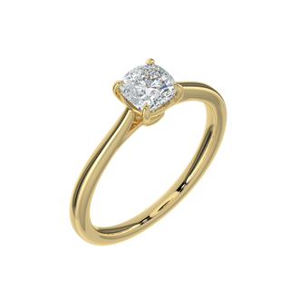 Timeless LGD Solitaire Ring-Yellow Gold