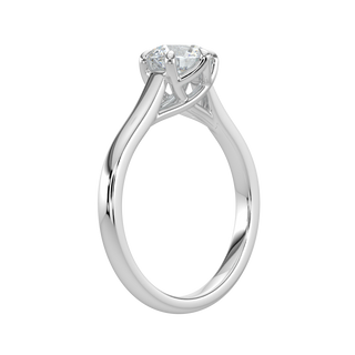 Solitaire Engagement Rings-White Gold