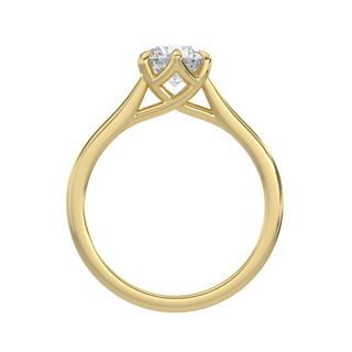 Solitaire Engagement Rings-Yellow Gold