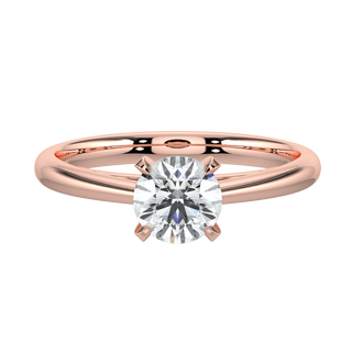 Classic LGD Solitaire Ring-Rose Gold