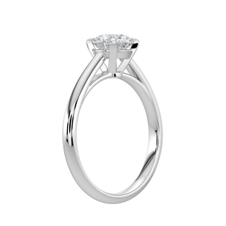 Classic Solitaire Ring-White Gold