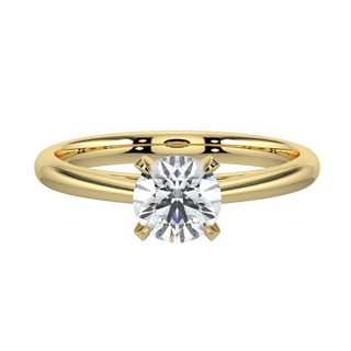 Classic Solitaire Ring-Yellow Gold