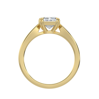 Timeless Emerald LGD Solitaire Ring-Yellow Gold