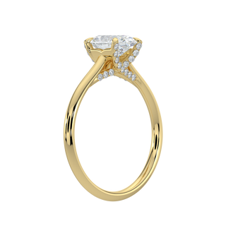 Classic Oval LGD Solitaire Ring-Yellow Gold