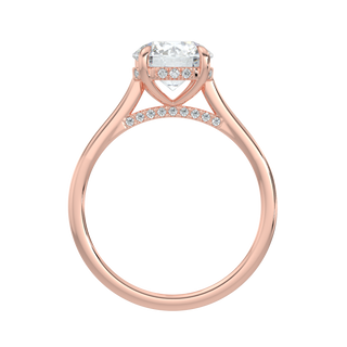 Serene LGD Solitaire Ring-Rose Gold