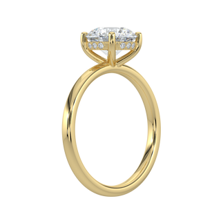 Crown LGD Solitaire Ring-Yellow Gold