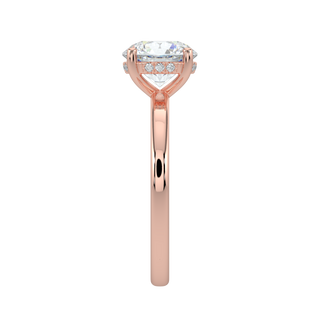 Crown LGD Solitaire Ring-Rose Gold